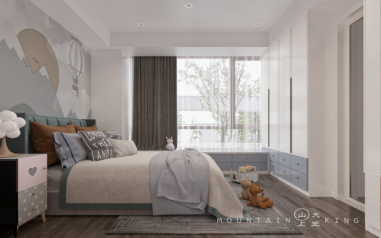 禅意蝉翼----新中式风格（别墅 • 盈峰翠邸）