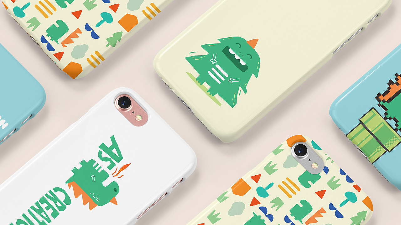 AS壁纸 × 五颗蛋 | 壁纸品牌吉祥物设计（图ZMjc1MzM0ODQ0） - IP形象 - 站酷设计师五颗蛋包装设计原创素材 - 站酷ZCOOL