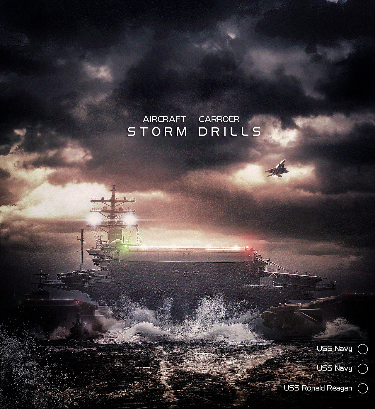 战争系列海报练习