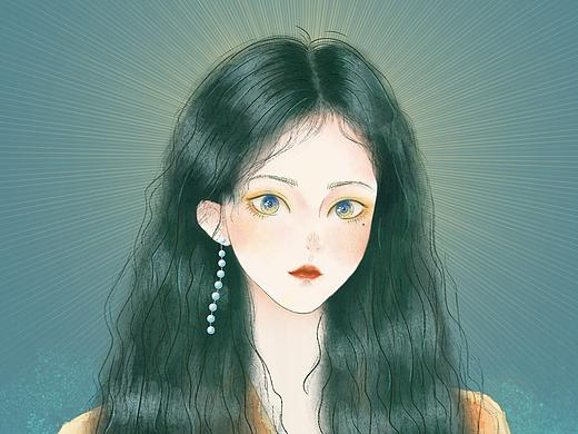 女生小頭像（個(gè)人主頁(yè)-ZNDc3NzQ3Mjg=） - 創(chuàng)作習(xí)作 - 站酷設(shè)計(jì)師一只大星星原創(chuàng)素材 - 站酷ZCOOL