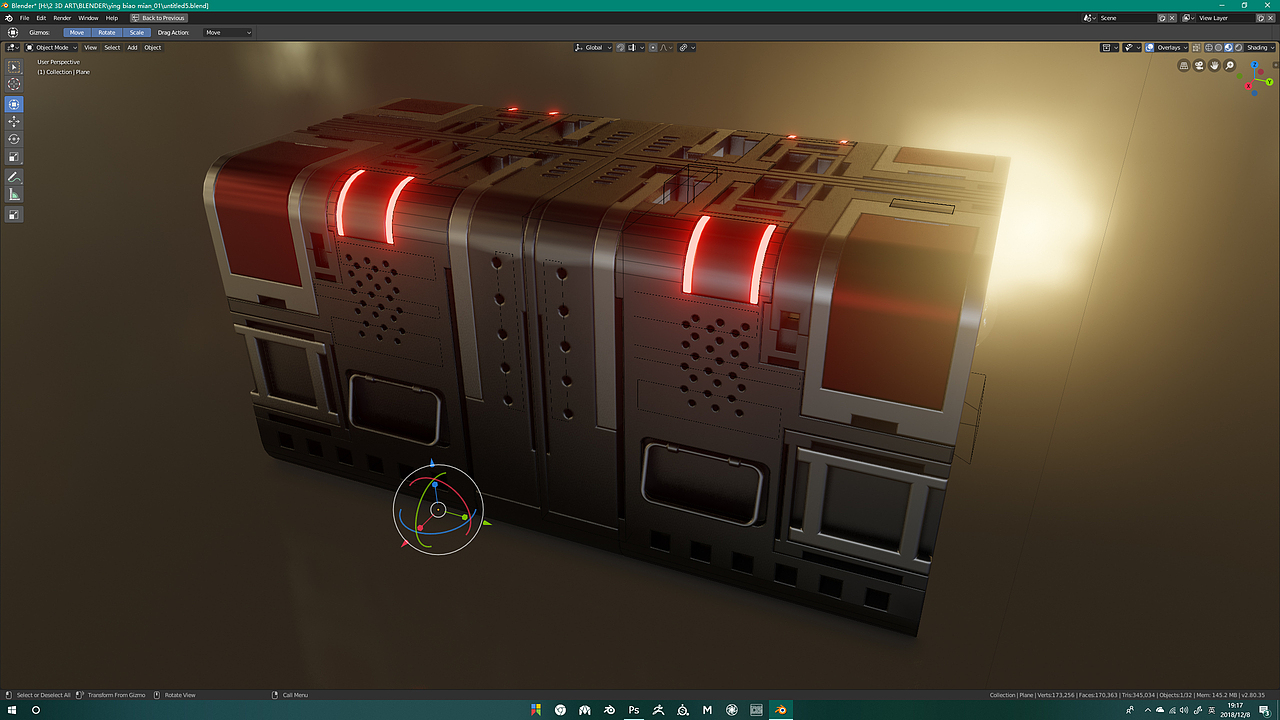 blender建模练习（图ZMTM3OTc1ODQ0） - 机械/交通 - 站酷设计师吉呈吉佑原创素材 - 站酷ZCOOL
