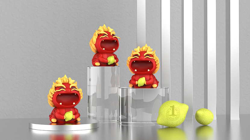 颜麒麟大口茶设计