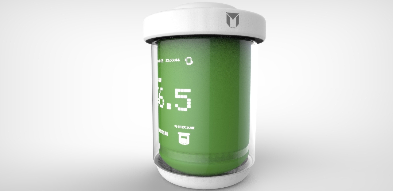 “小秘书时间”智能水杯设计（图ZNzkzNDIzOTY=） - 电子产品 - 站酷设计师韩玮原创素材 - 站酷ZCOOL