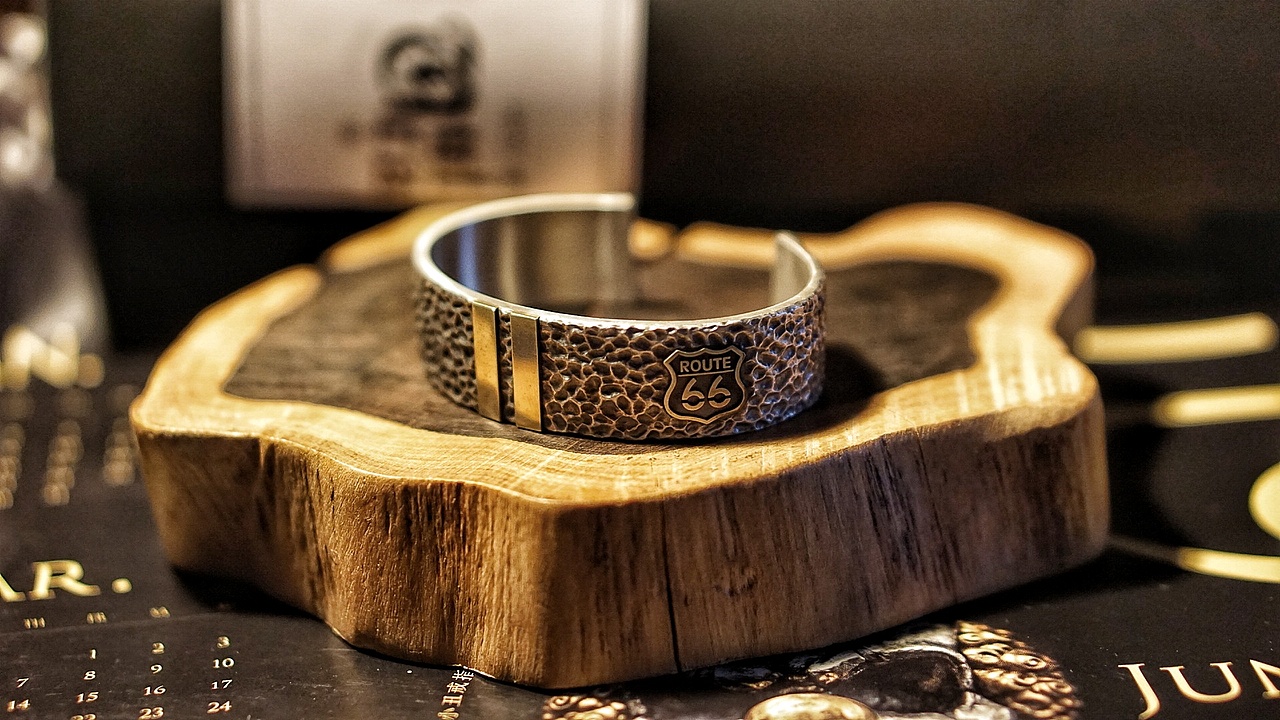 VULCAN•伏尔甘【66号公路】s925银 手镯 