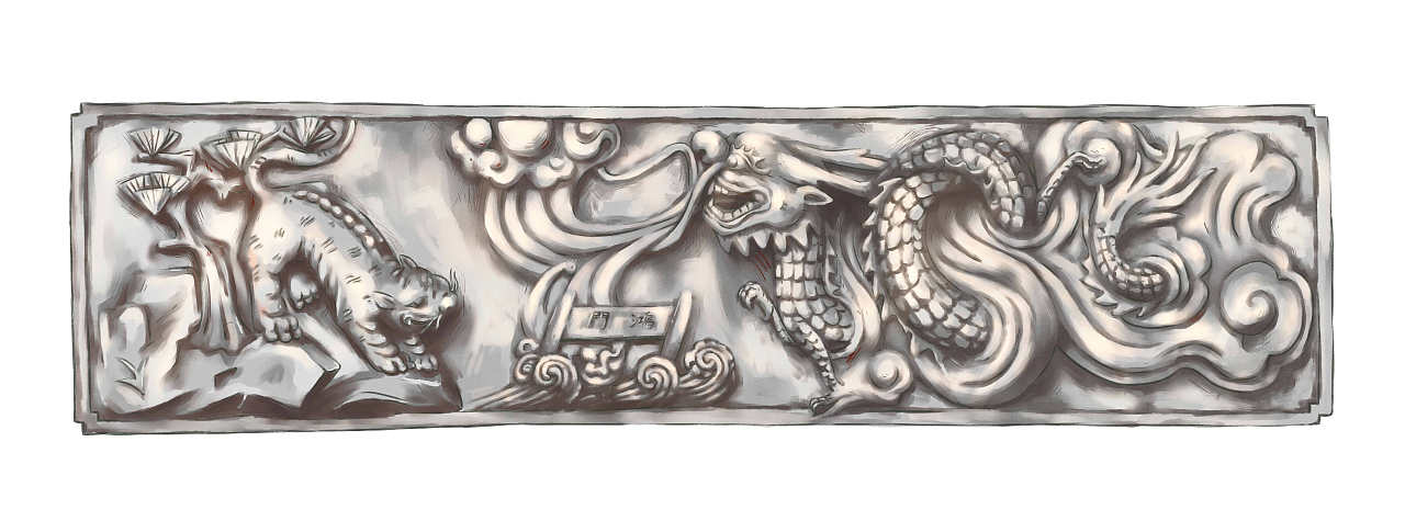 陈家祠-素材绘制（图ZMTg1MDk4ODQ4） - 商业插画 - 站酷设计师一点忧愁原创素材 - 站酷ZCOOL