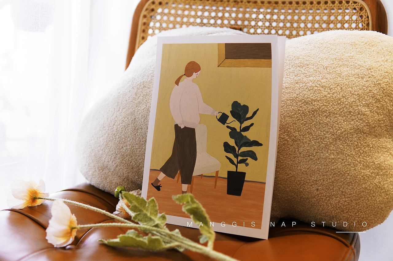 原创插画系列 | 她们的生活