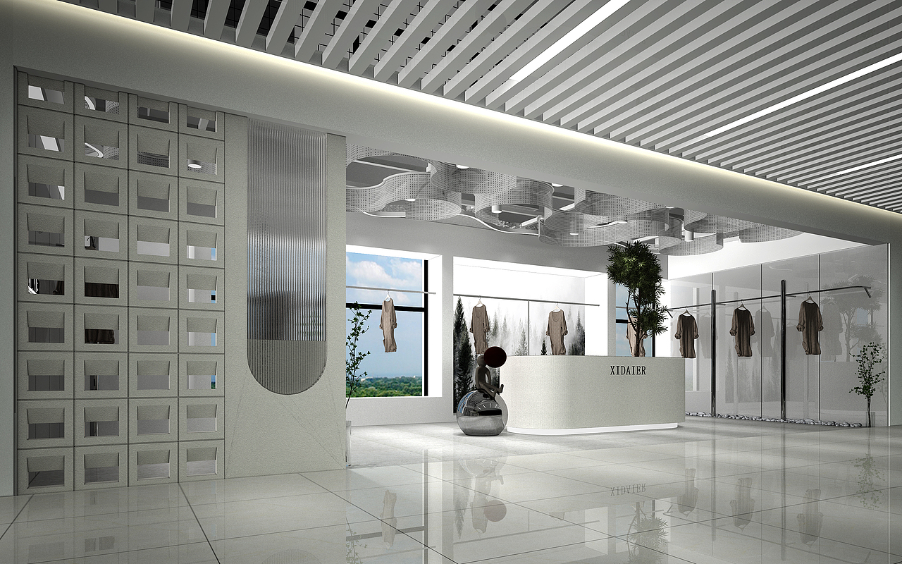 服装店（图ZMzU0OTM1ODQ0） - 商业空间设计 - 站酷设计师Laughingtao原创素材 - 站酷ZCOOL