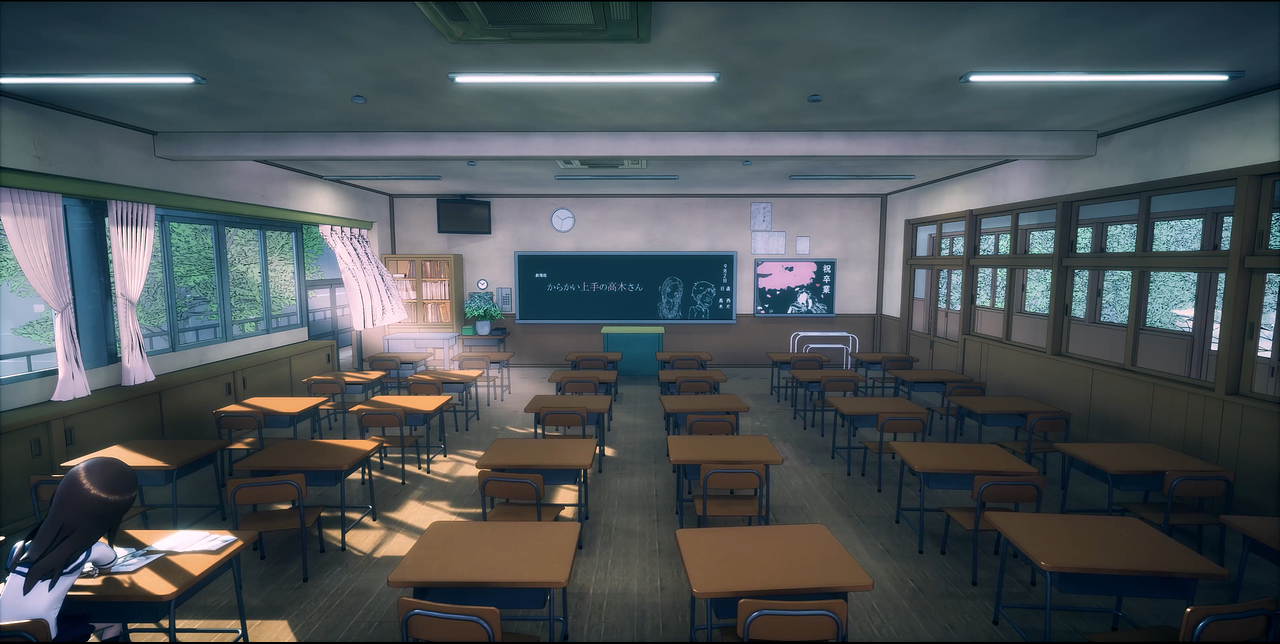 UE4_卡通教室（图ZMzExMjk5ODk2） - 场景 - 站酷设计师DKAA原创素材 - 站酷ZCOOL