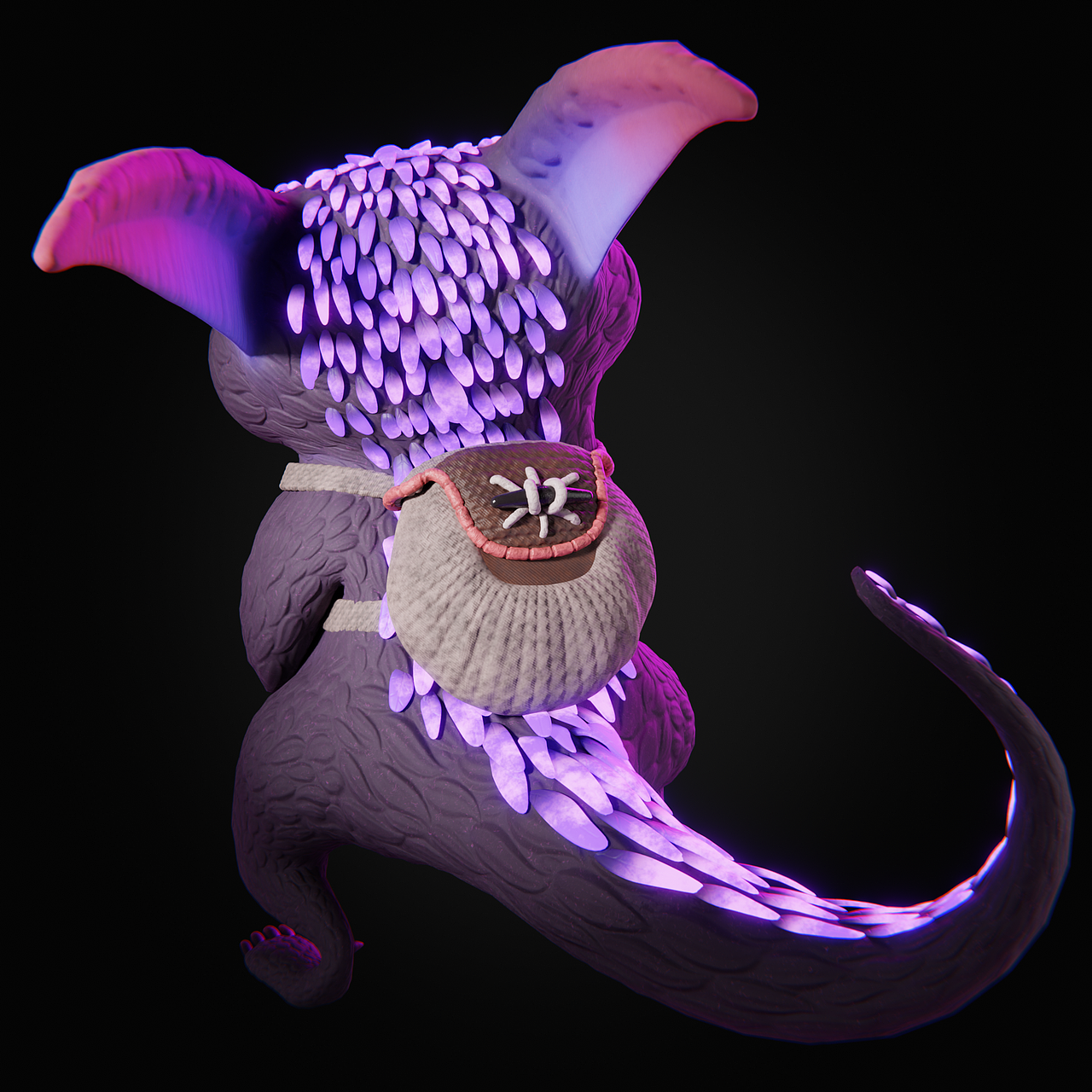 Blender可爱生物雕刻-个人练习作品（图ZMjk5NzI1MTY0） - 人物/生物 - 站酷设计师baouo原创素材 - 站酷ZCOOL