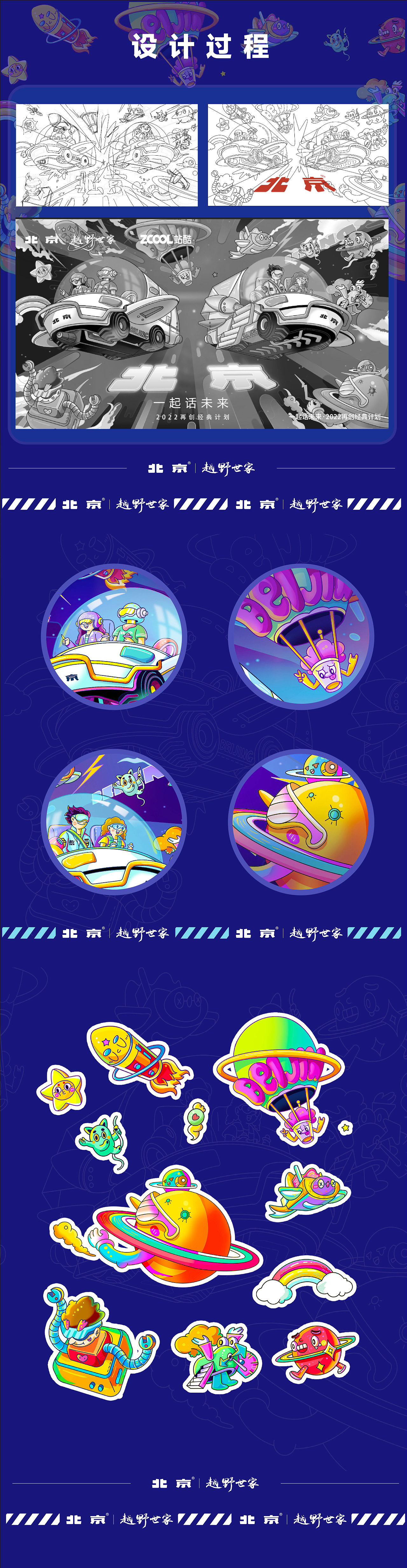 "一起话未来“北京概念车星际时空系列（图ZMjk5NzM2NDAw） - 商业插画 - 站酷设计师谌楠酱原创素材 - 站酷ZCOOL