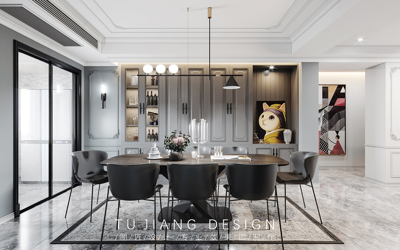 低调高雅的软装搭配以及高端的材质展现出不一样的质感（图ZMzUxOTE1NDEy） - 家装设计 - 站酷设计师婉婷爱设计原创素材 - 站酷ZCOOL