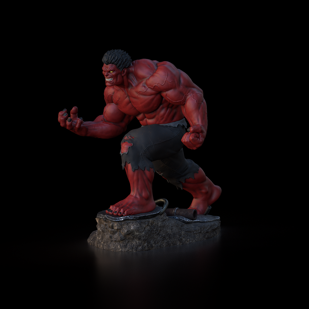 雕像练习 红浩克