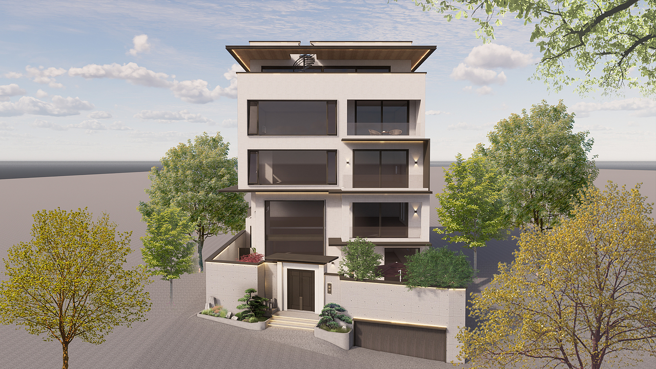 别墅外观设计（图ZMzIwNTI5ODQ4） - 建筑设计 - 站酷设计师夕凝LPSJ原创素材 - 站酷ZCOOL