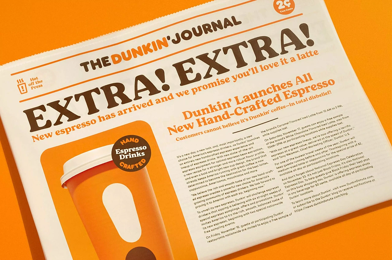 唐恩都乐定制字体：赋予品牌灵活性和层次感