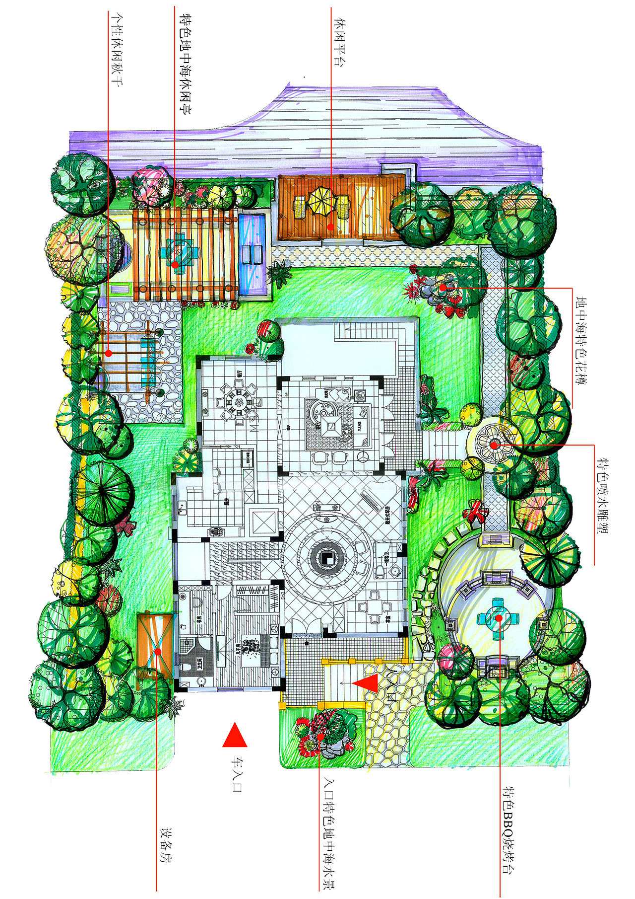 二层砖混结构独栋别墅建筑施工图（含结构水电暖、效果图）免费下载 - 别墅图纸 - 土木工程网