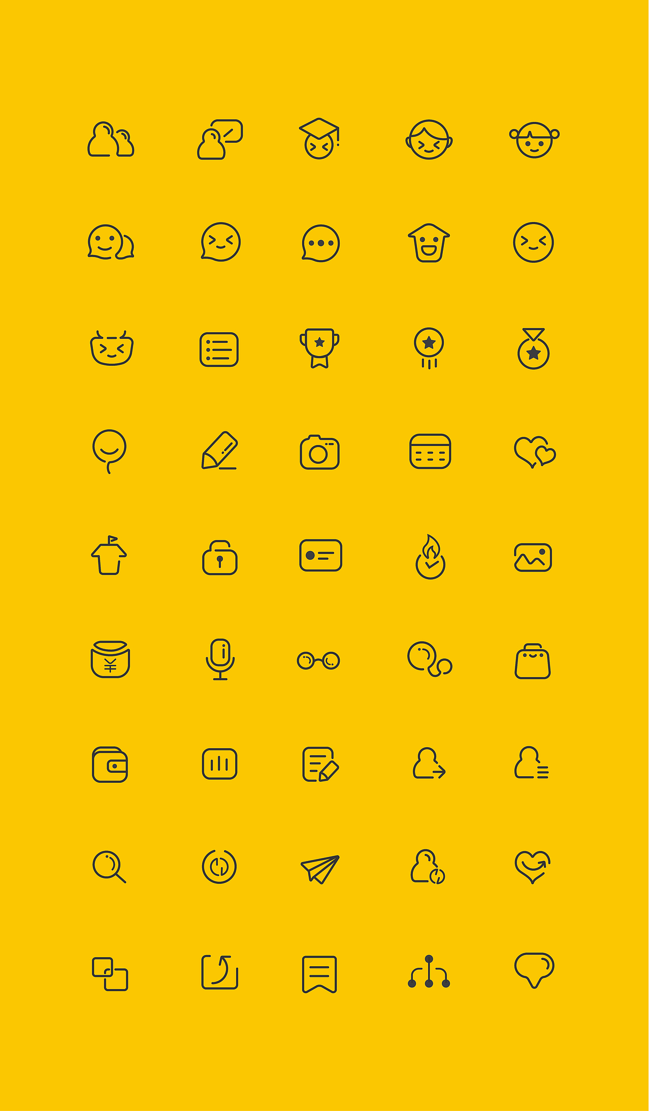 line icon design（图ZMzc2OTEzNjA=） - 图标 - 站酷设计师OIRU原创素材 - 站酷ZCOOL