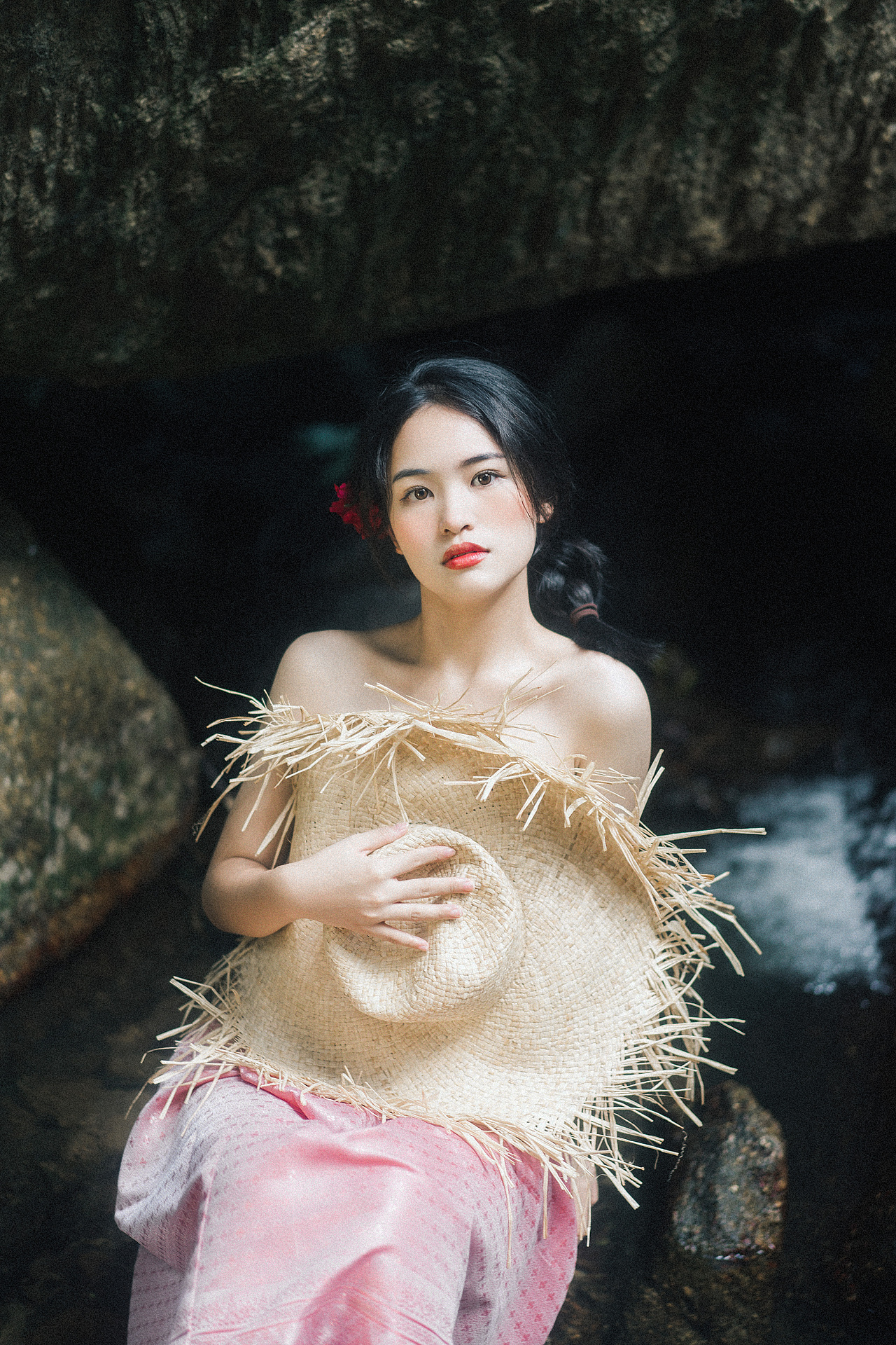 傣族發(fā)光少女（圖ZMjcwNzIwOTU2） - 人像攝影 - 站酷設(shè)計師拍照的嘎嘎鴨原創(chuàng)素材 - 站酷ZCOOL