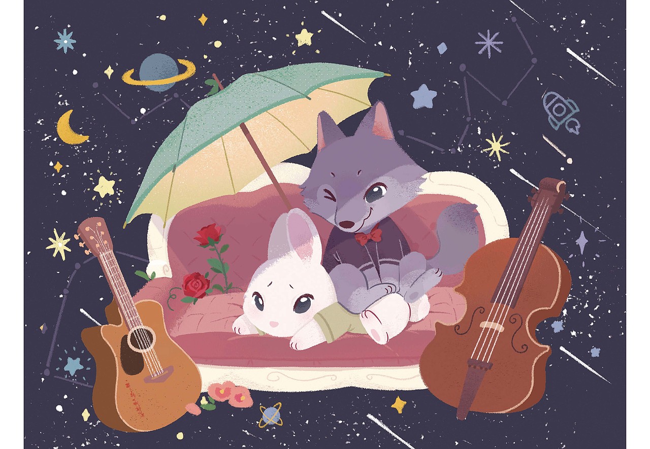 2021年回顾（图ZMjgyMzg5ODg0） - 儿童插画 - 站酷设计师方快块快快块原创素材 - 站酷ZCOOL