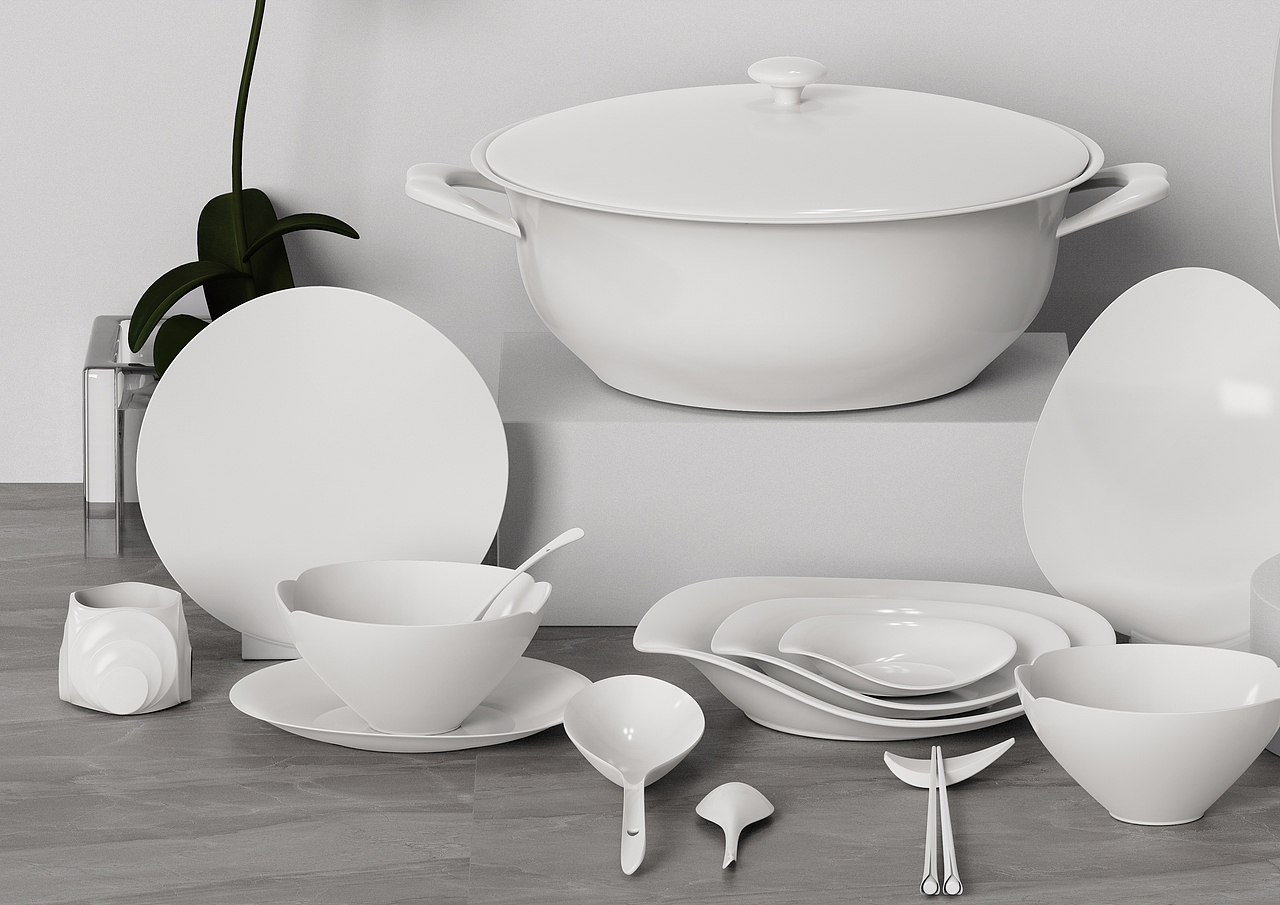 《花悟世界文创陶瓷餐具设计》（图ZMzE1NzI3NDAw） - 工艺品设计 - 站酷设计师五文钱原创素材 - 站酷ZCOOL