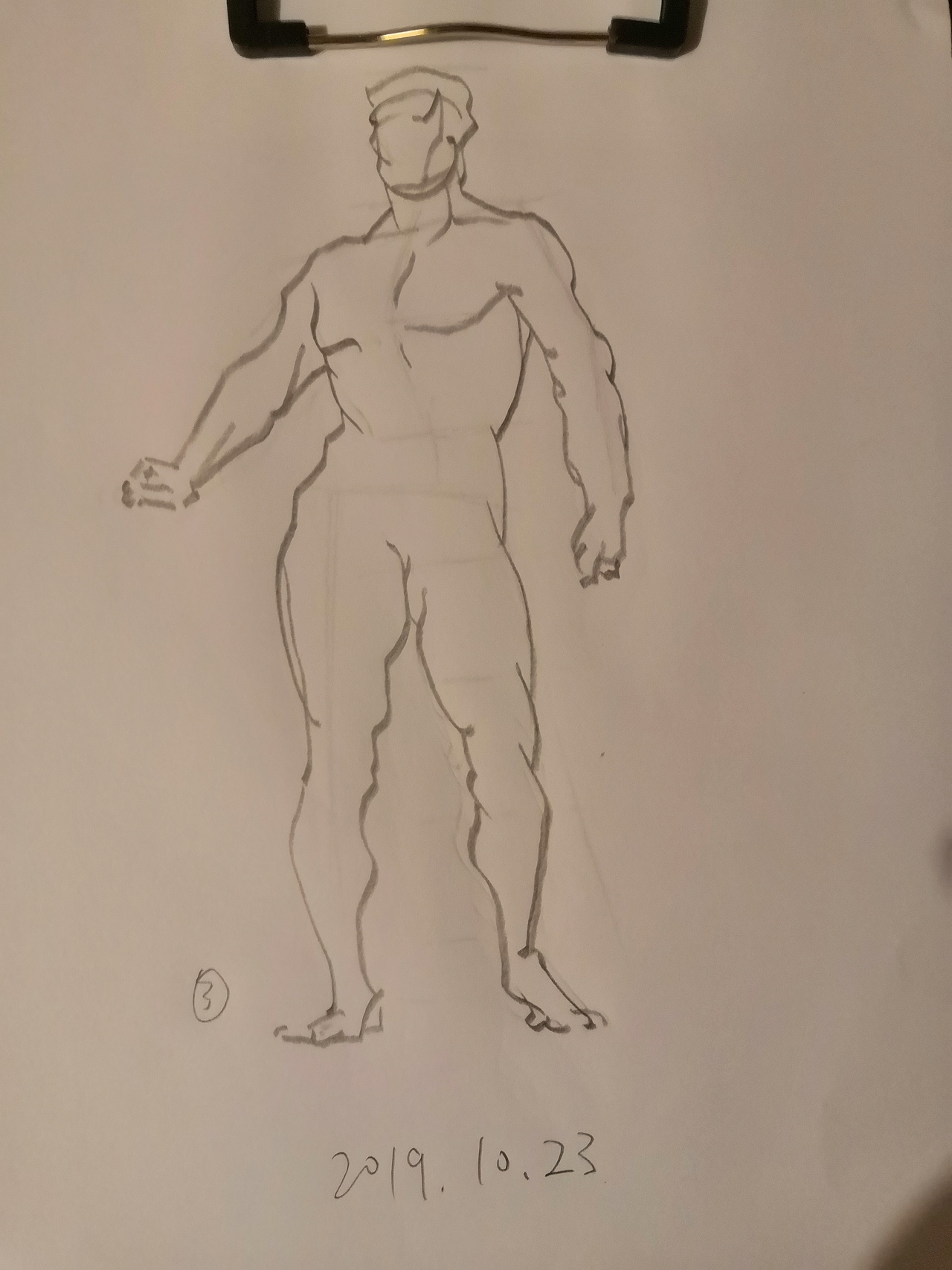 2019.10.15开始的速写练习，记录自己的变化