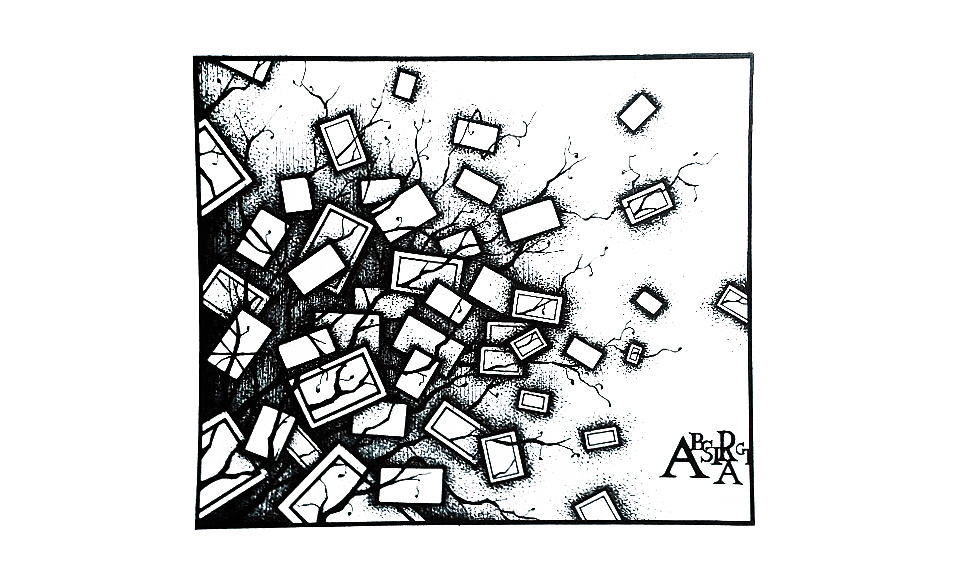 平面构成 · 密集构成