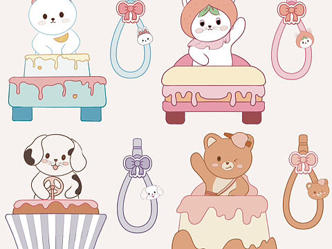 原创钥匙链设计手稿