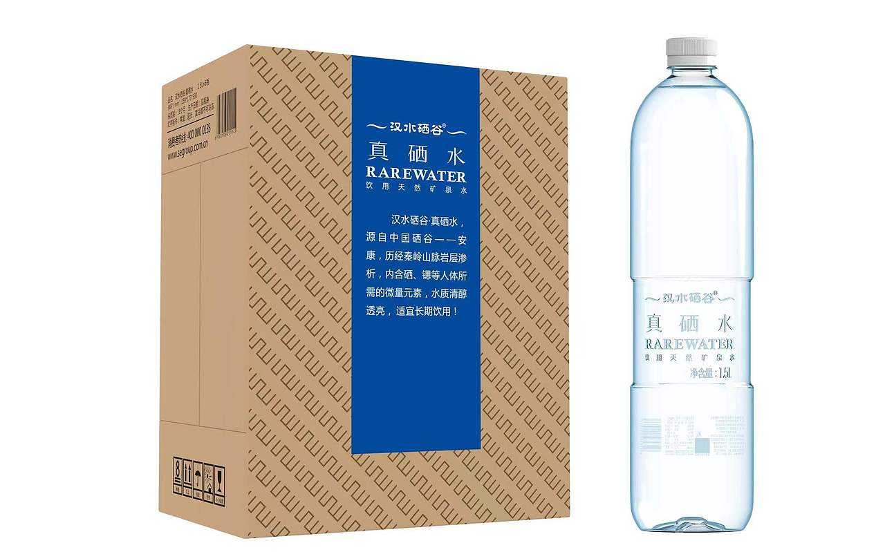 瓶型设计矿泉水瓶型效果图