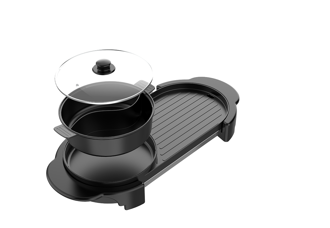 电烤盘keyshot渲染