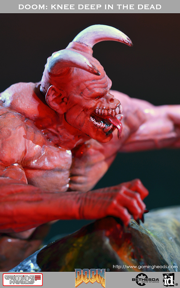 《DOOM》游戏插画立体化场景 First 4 Figures 品牌产品打样（图ZMjM4MDc5NjQ=） - 手办/模玩 - 站酷设计师煜恒KENG原创素材 - 站酷ZCOOL