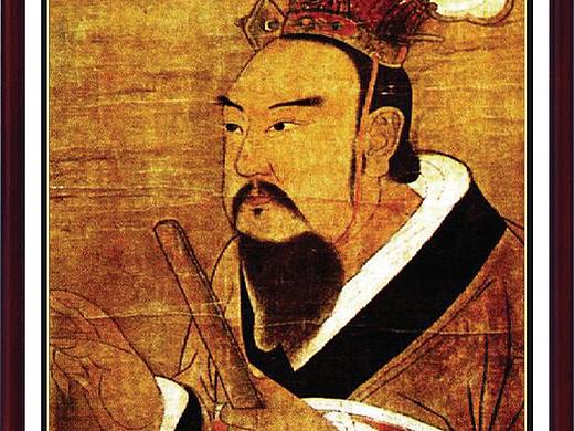 萧姓名人-梁武帝萧衍像