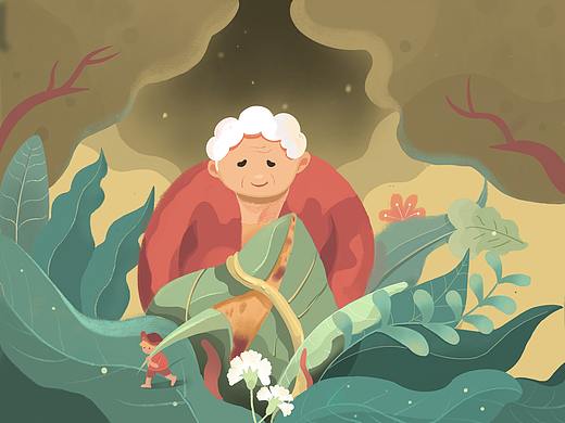 端午節(jié)插畫（個人主頁-ZMzYyNjM2NjA=） - 創(chuàng)作習作 - 站酷設計師忘憂曹原創(chuàng)素材 - 站酷ZCOOL