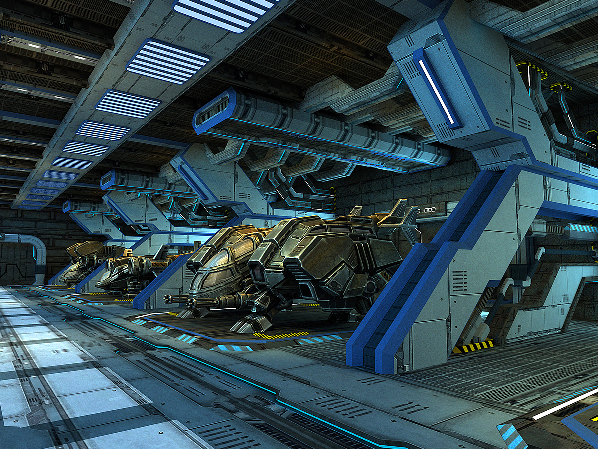 3d科幻风第二波