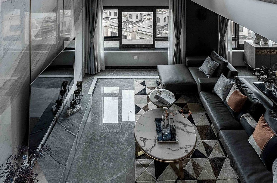 和记黄埔玥湖园装修案例,港式轻奢风格设计实景图