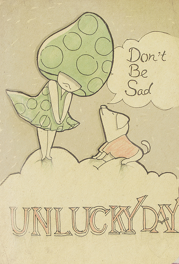 涂鸦小绘本—蘑菇小姐