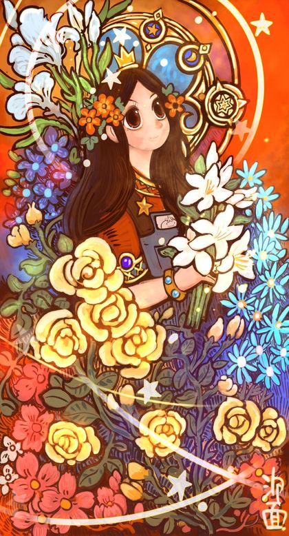 元素装饰风格插画