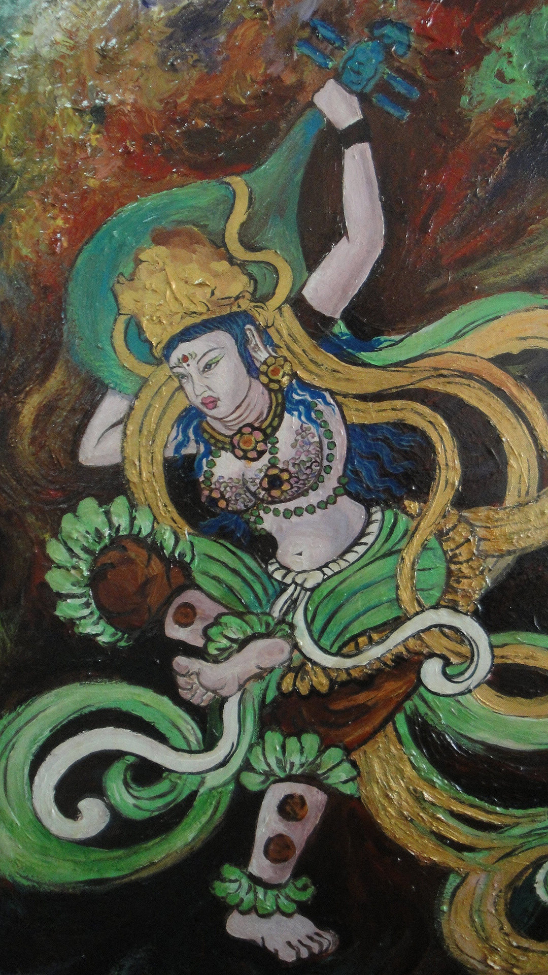 丙烯敦煌反弹琵琶蜀舞b