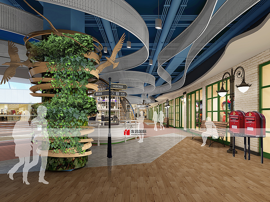 【友昌设计案例】辽阳万嘉城市广场（图ZMjA0ODY2MzY0） - 家装设计 - 站酷设计师友昌商业设计原创素材 - 站酷ZCOOL