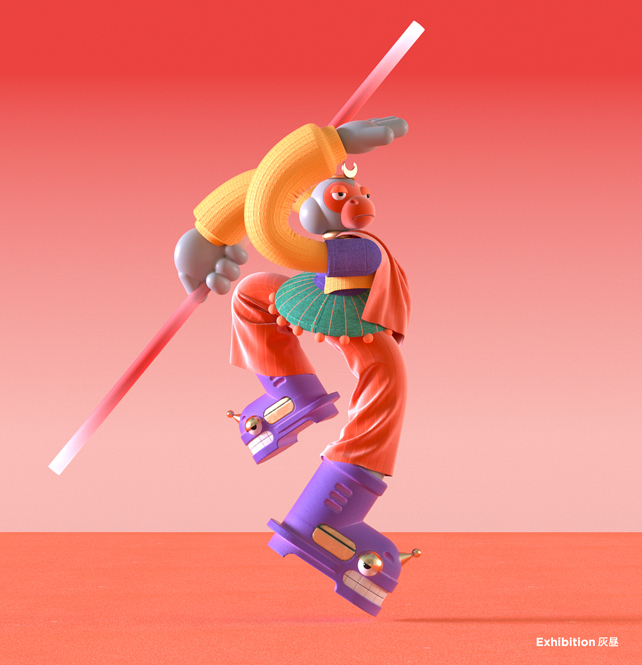 山海新经 C4D（图ZMjA3MjUxMDEy） - 人物/生物 - 站酷设计师灰昼原创素材 - 站酷ZCOOL