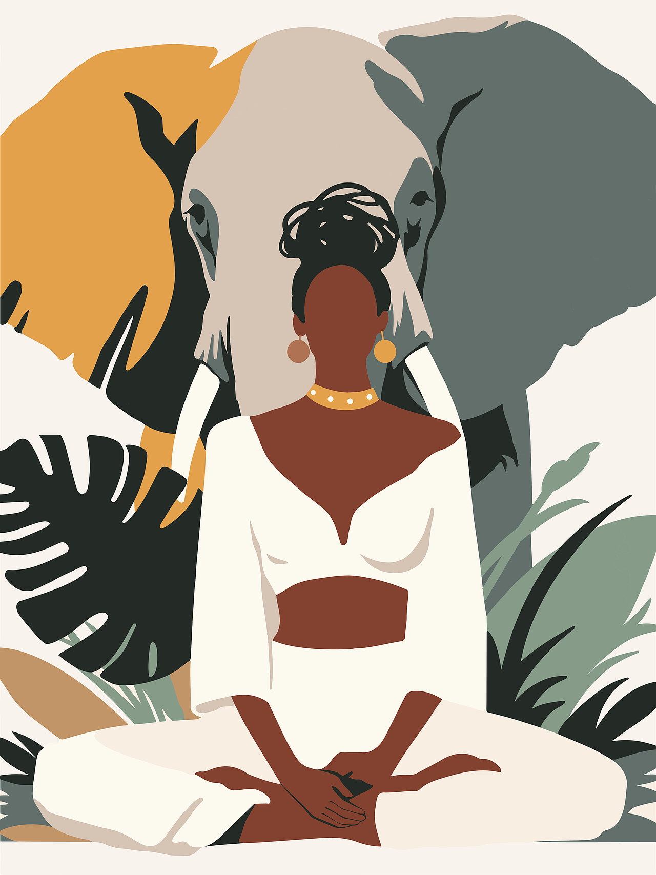 美女与野兽（图ZMzc5NzA0Mjg0） - 新锐潮流插画 - 站酷设计师画画攒钱娶媳妇儿原创素材 - 站酷ZCOOL