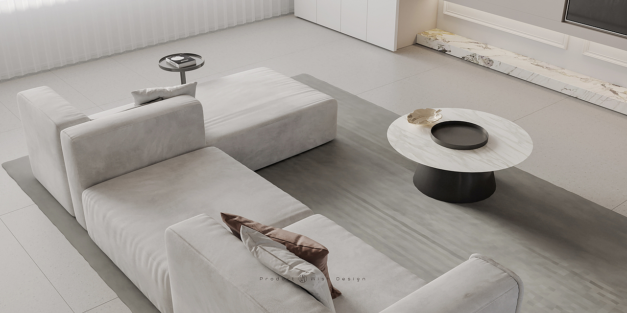 Romance in Apr. 现代&法式效果渲染