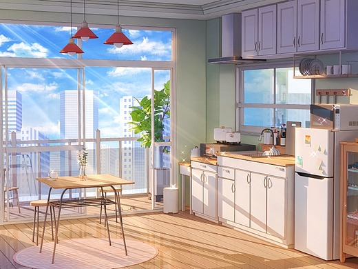 日系场景会客厅