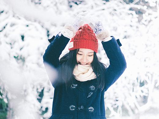 冬天的雪和温暖的你