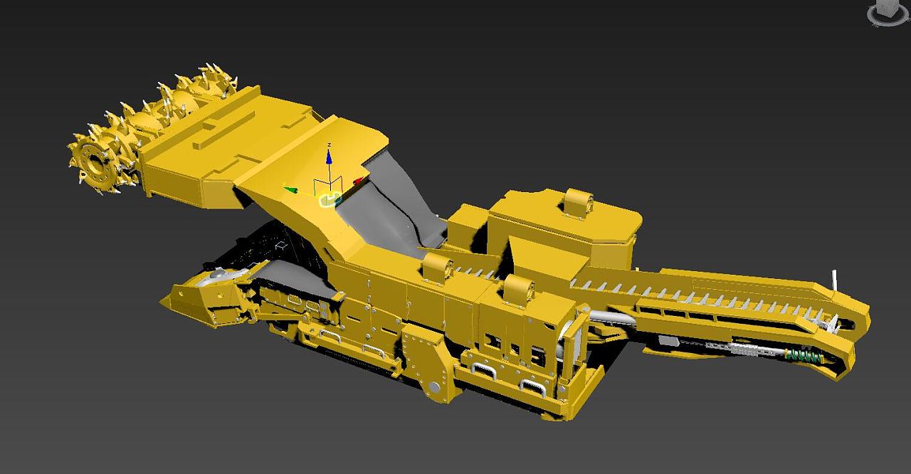 采煤设备3d模型展示二