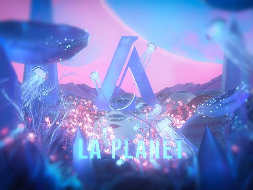 Shin系列海报作品—LA PLANET