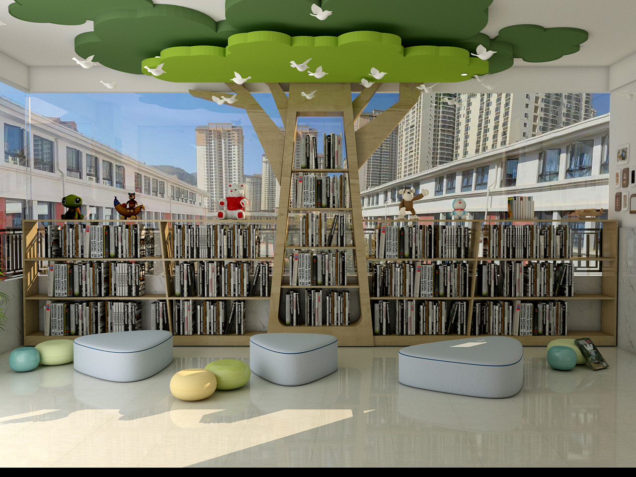 读书角-e|三维|其他三维|om__青空杳然_原创作品-站酷zcool