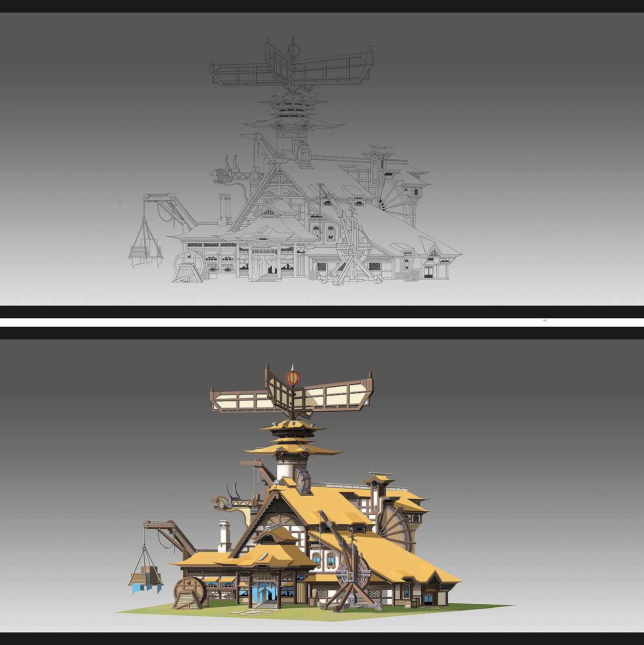 单体建筑（图ZMTk0NTAzNzYw） - 场景 - 站酷设计师阳光甚好丫原创素材 - 站酷ZCOOL