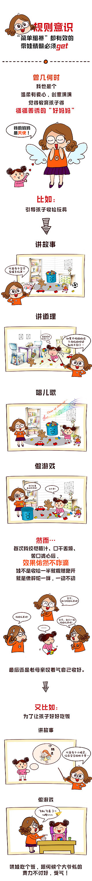 正面管教育儿关键词——规则意识（第一期）（图ZMTk1NDEwMDM2） - 儿童插画 - 站酷设计师婧儿_小猫原创素材 - 站酷ZCOOL