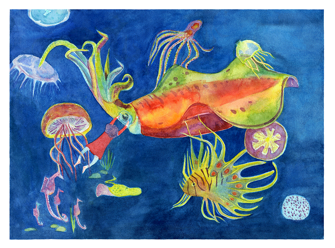 大海住哪里（图ZMjcxMzA2ODI0） - 绘本 - 站酷设计师木格儿muge原创素材 - 站酷ZCOOL