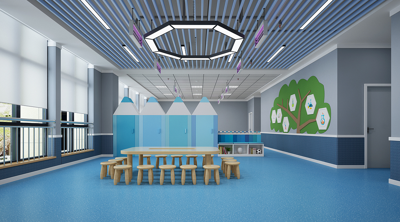 学校.幼儿园科技室（图ZMjcyMzE1NTAw） - 商业空间设计 - 站酷设计师壹拾捌空间设计原创素材 - 站酷ZCOOL