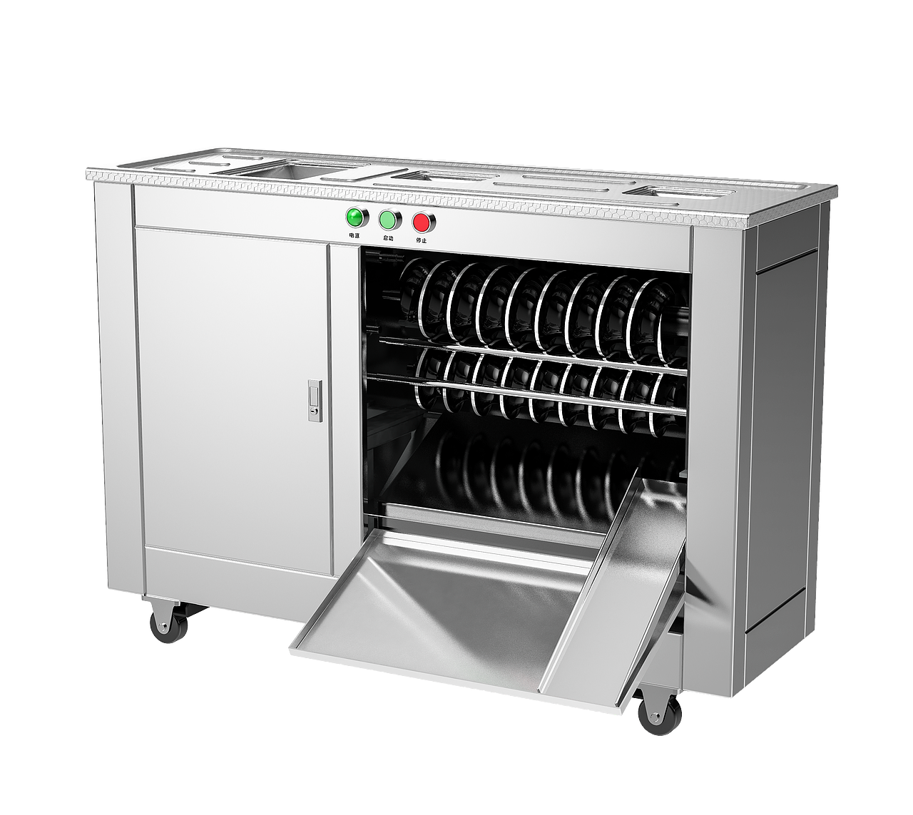 产品渲染日常工作——馒头机